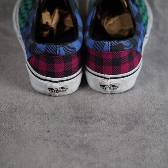 Vans Era Buffalo Multi color Plaid Women's Size 8.5 Men's Size 7 - Picture 6 of 9